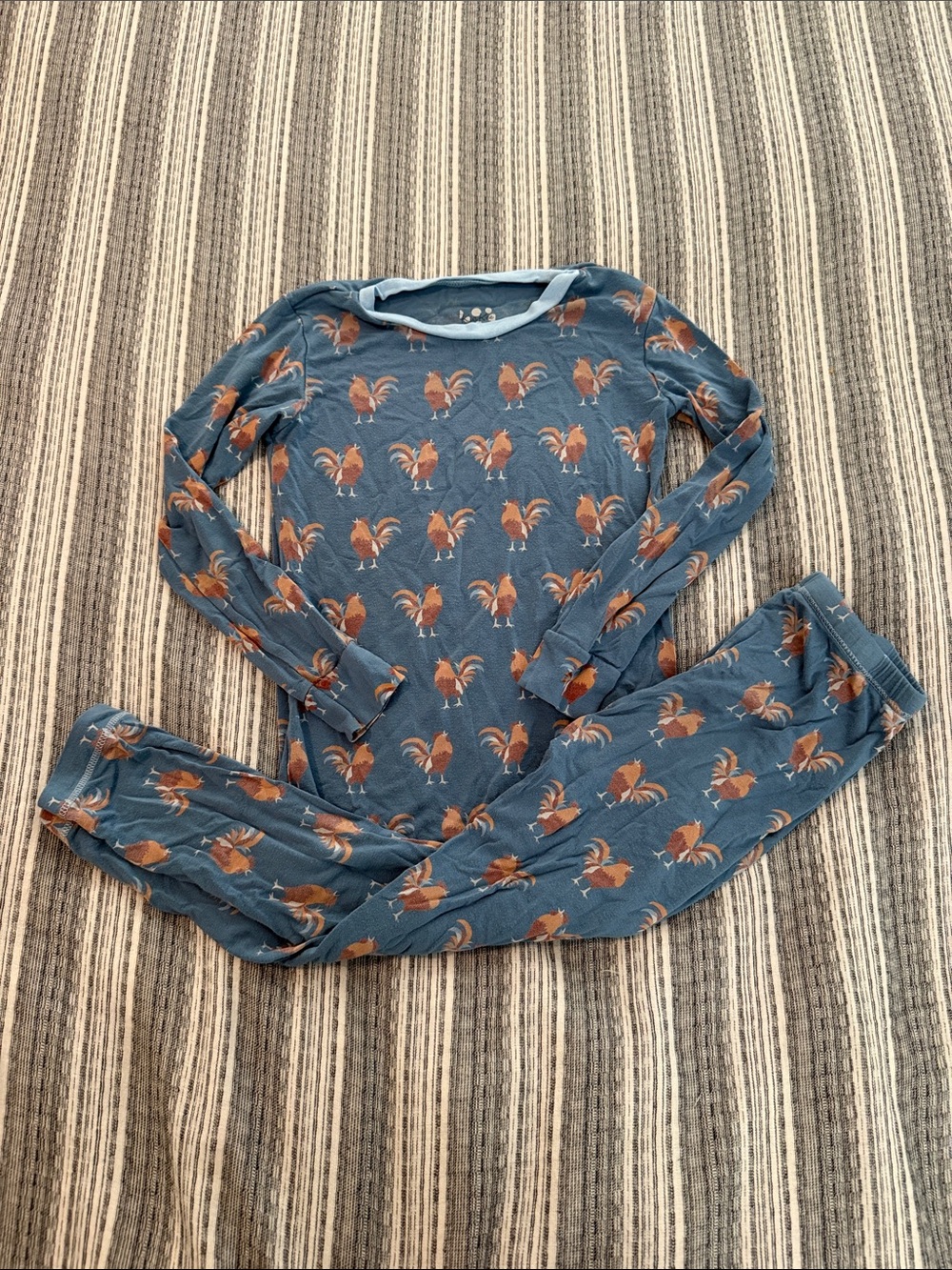Kickee Pants Rooster PJs Size 6